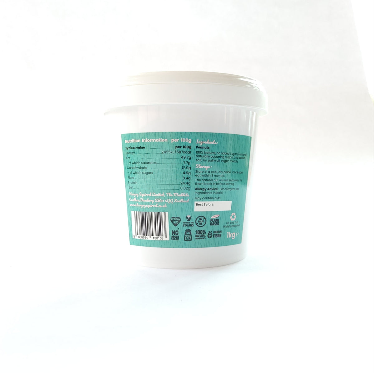 Positively Peanut Crunchy Peanut Butter 1kg
