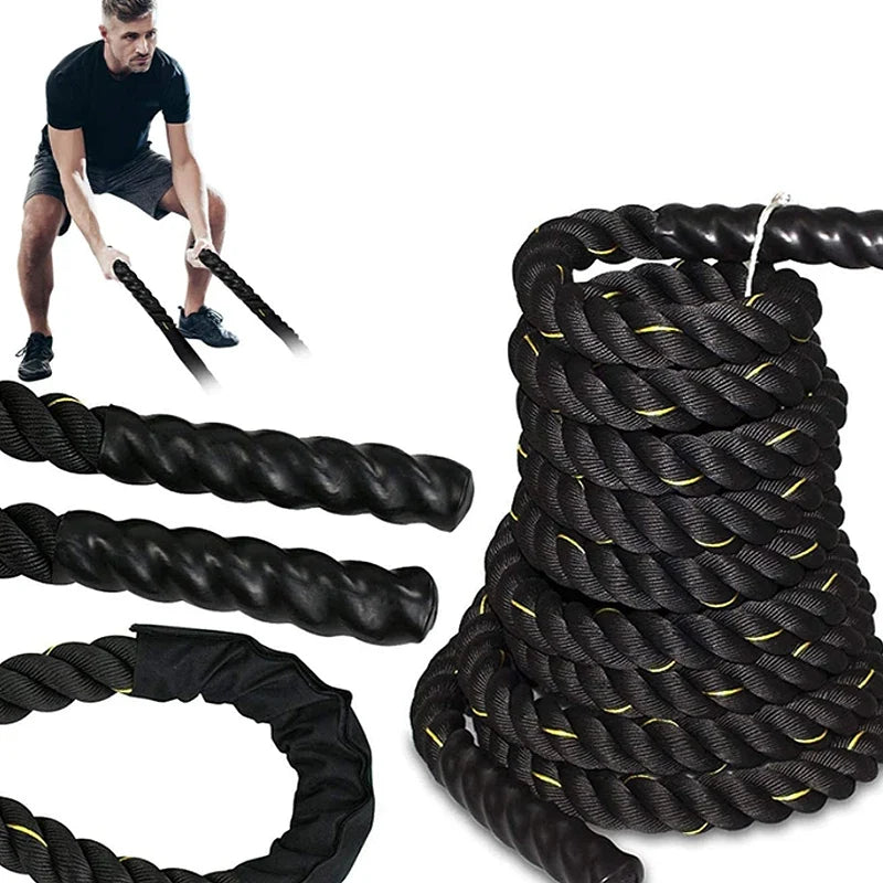 NNEOBA Power Training Battle Rope for Home Gym Workouts