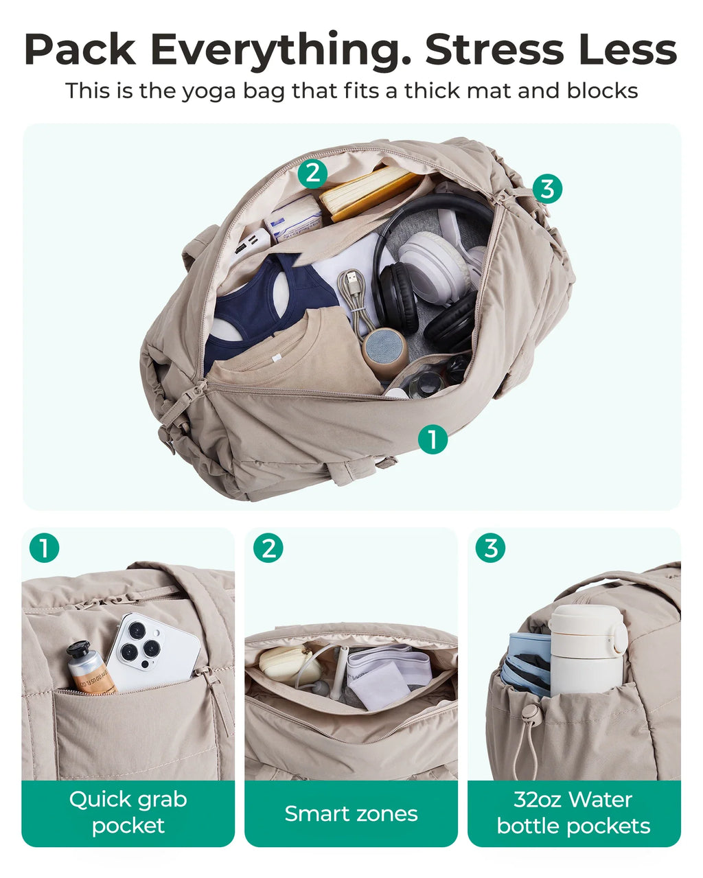 Women's Travel Gym Bag