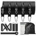 300lb Booty Resistance Band Set with Dumbbell Harness - Home Gym Workout