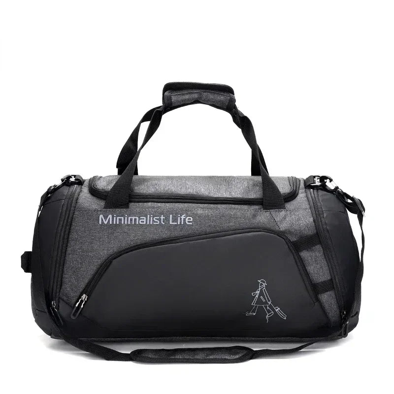 NNEOBA Premium Sports Gym Duffel Bag Grey