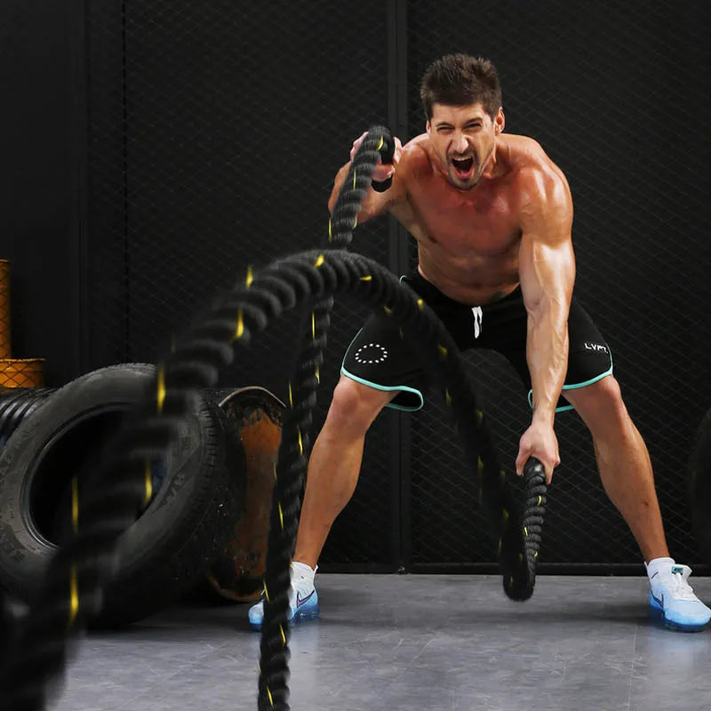 NNEOBA Power Training Battle Rope for Home Gym Workouts