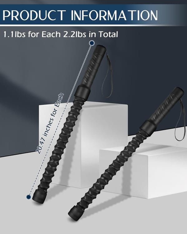 Cordless Weighted Battle Ropes for Home Gym & HIIT Training