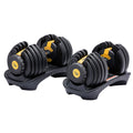 NNEDSZ 48kg  Adjustable Dumbbell Home Gym Set Gold